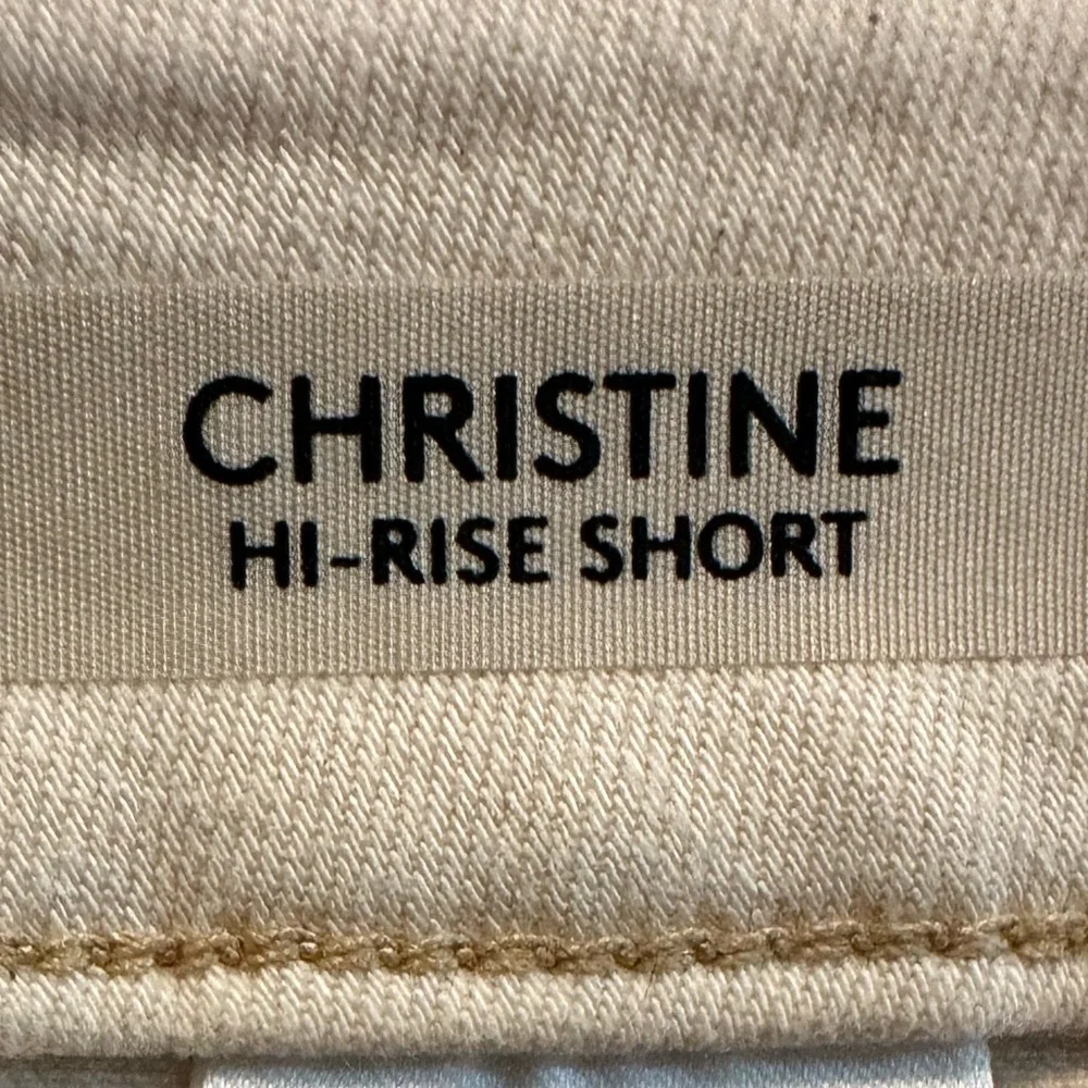 Liverpool Cream High Waist Tailored Shorts - Picture 7 of 14